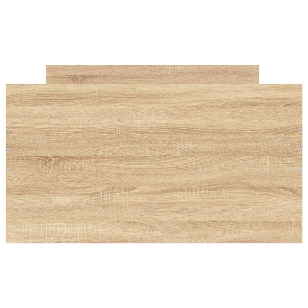 vidaXL Estructura de Cama con cajones Roble Sonoma 90x200 cm