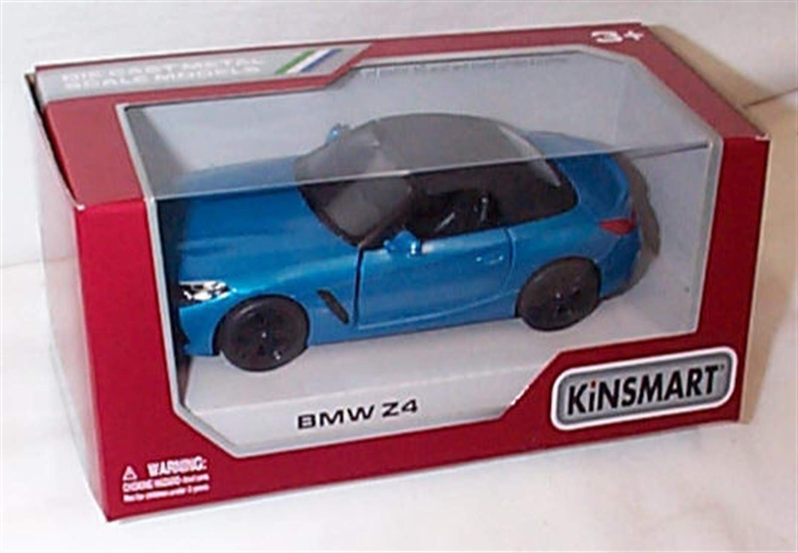 Kinsmart B.M.W Z4 Soft top car pull back and go action 1:36ish diecast model