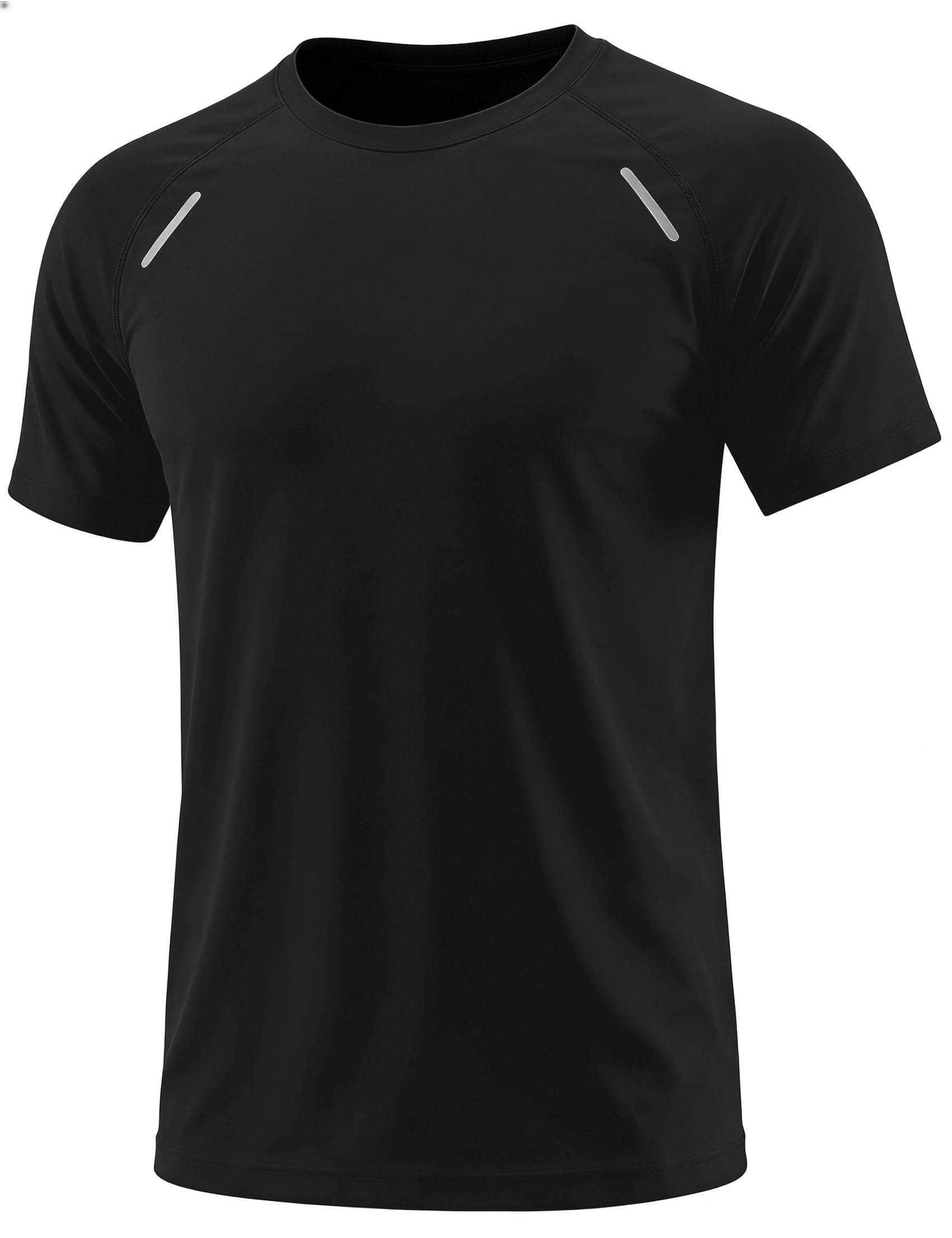 Camiseta deportiva para hombre, cuello redondo, manga corta, transpirable, secado rápido, fitness, gimnasio, entrenamiento, S - 3XL — view 10