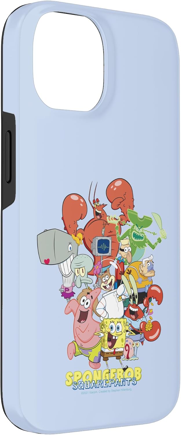 iPhone 14 SpongeBob SquarePants Group Party Pose Case