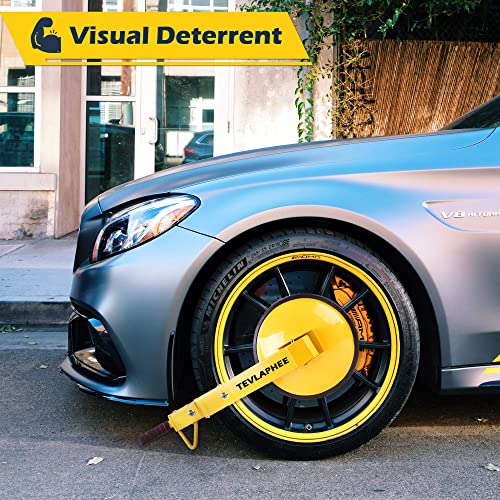 Tevlaphee TSAZ01-002 Wheel Lock - Car Boot Anti-Theft Trailers Wheel Clamp Lock Parking Boot thumb #1