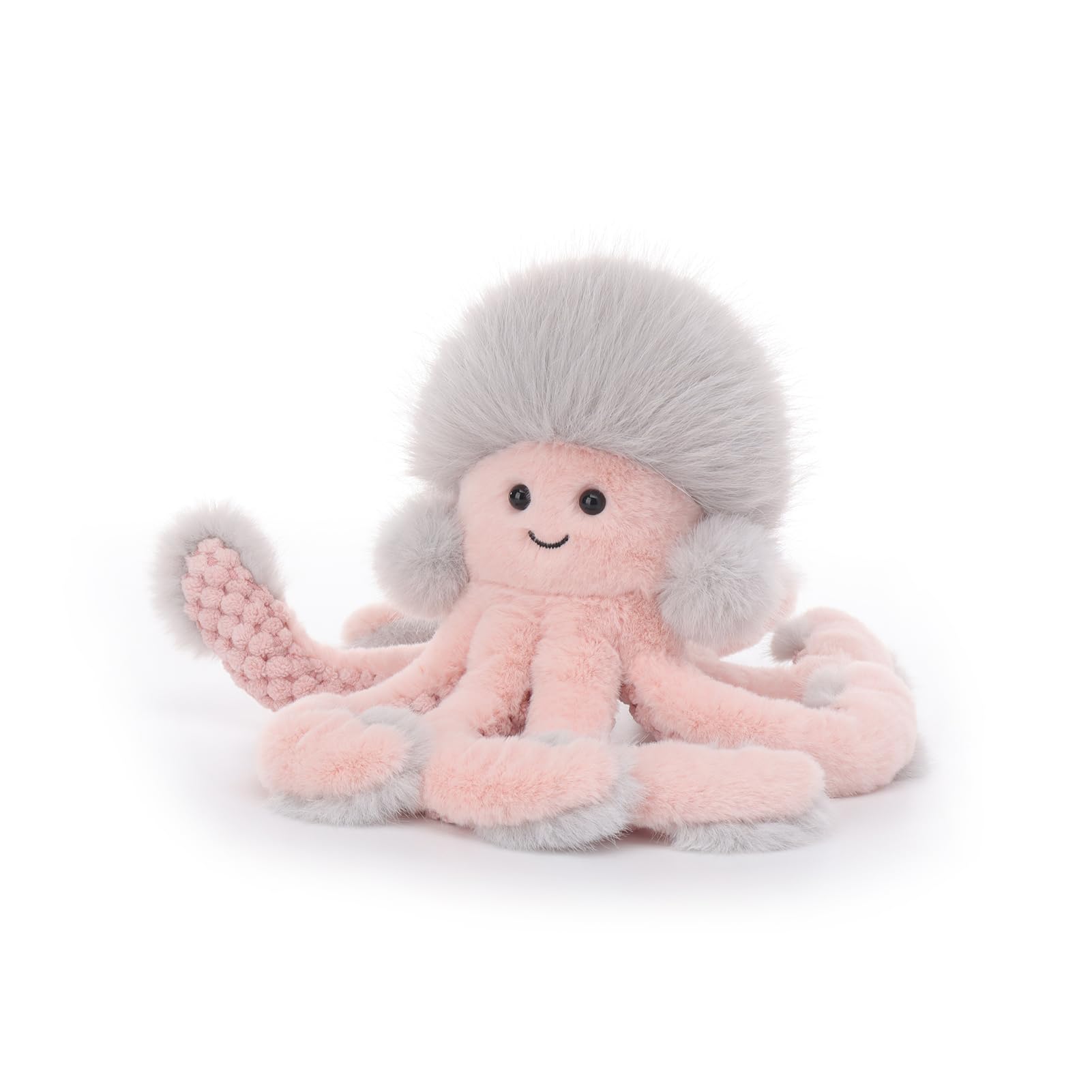 Apricot Lamb Gentle Octopus Plushies Stuffed Animals for Baby Girl and Boy Soft Cute Plush Toys for Kids 6 Inches - Image 2