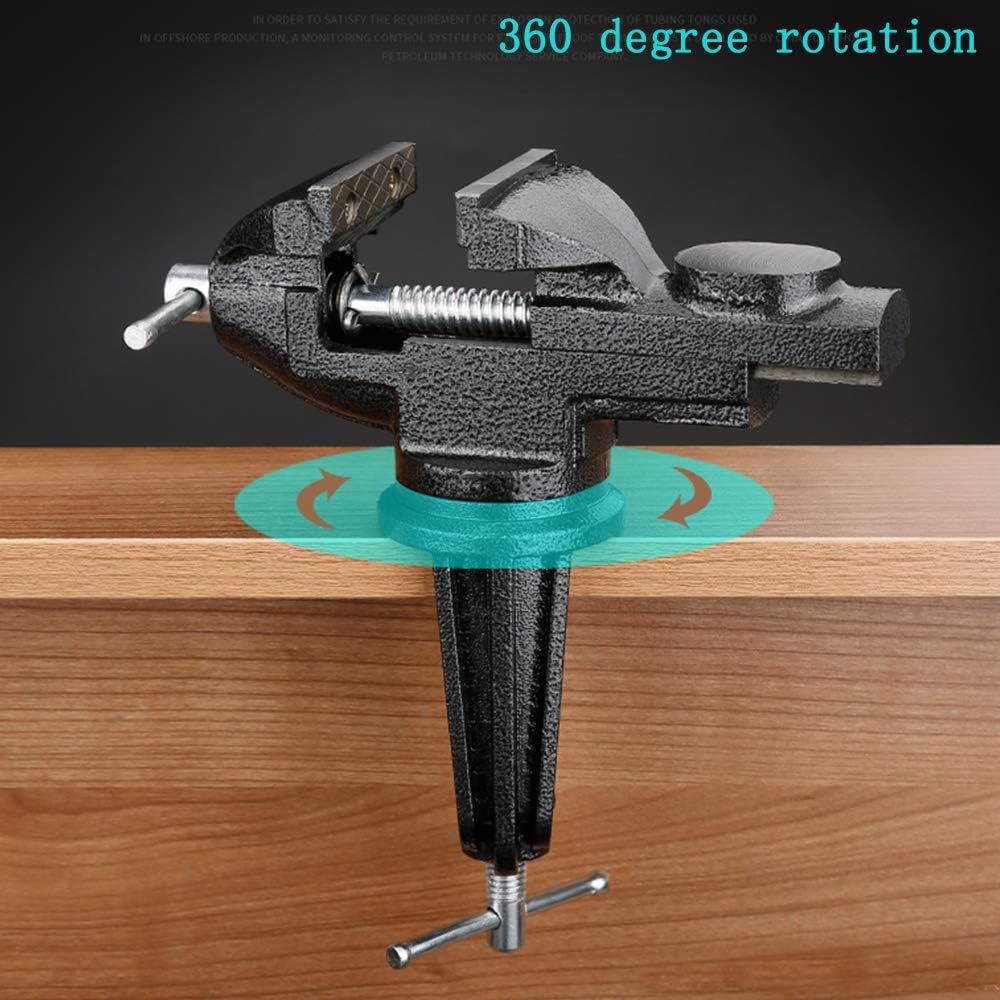 50% Off Discount MYTEC Home Vise Clamp-On Vise , 3.0 black