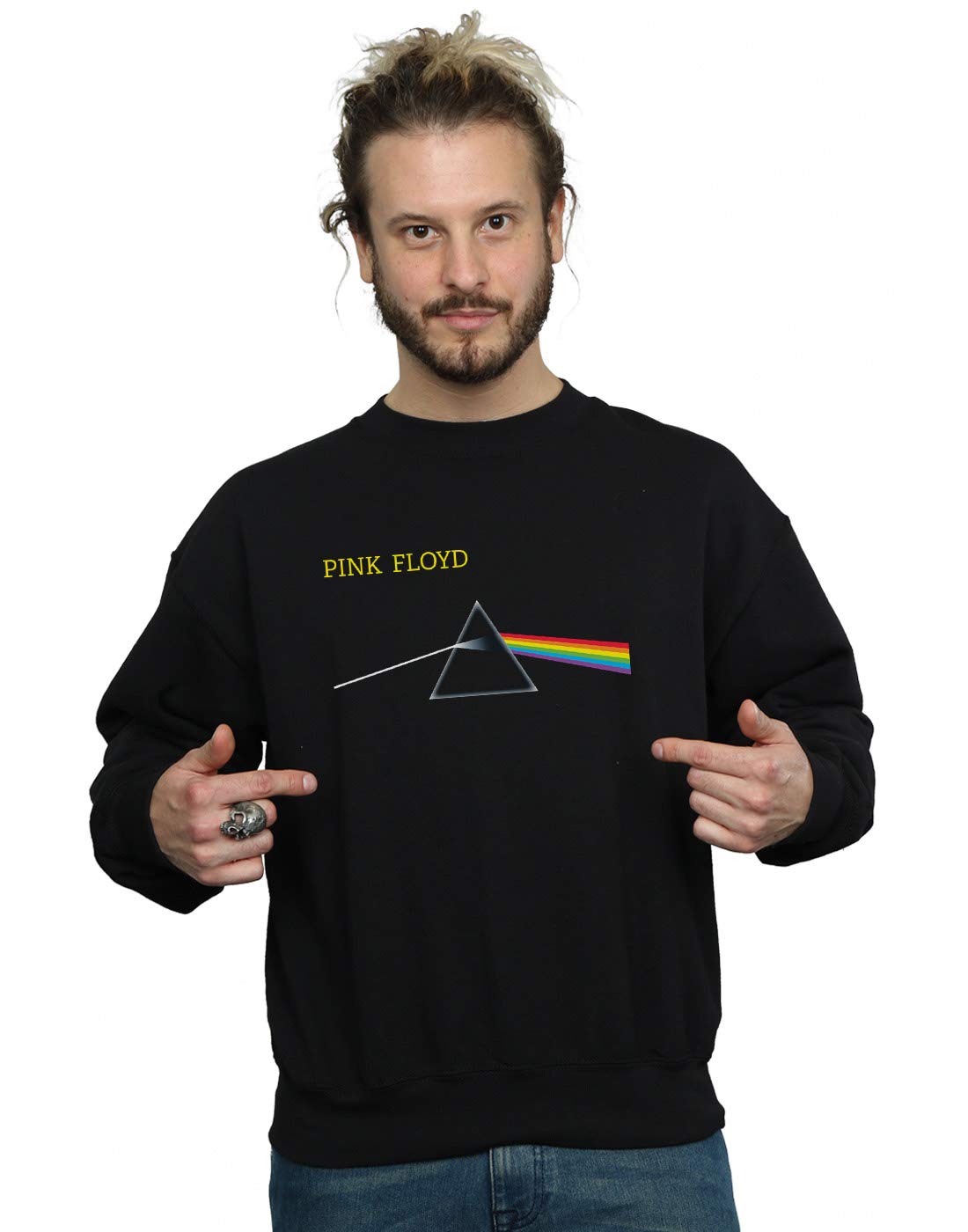 Pink Floyd Men's Chest Prism Sweatshirt Black XX-Large