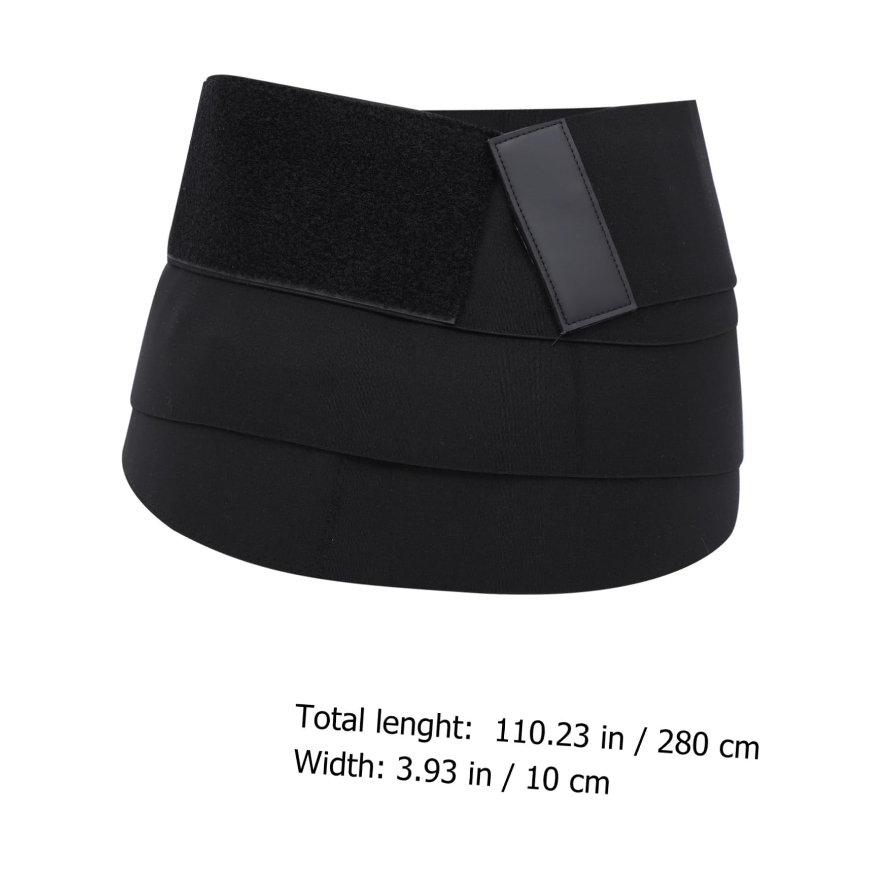 FOMIYES Rmal Waistband for Women Made of Safe Material Breathable Sweat Absorption Quick Drying for Fitness Black