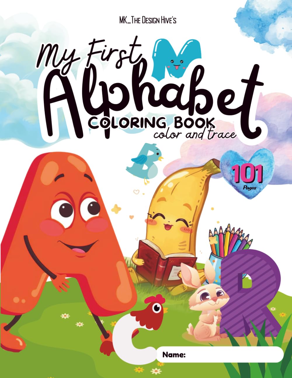 My First Alphabet Colouring Book