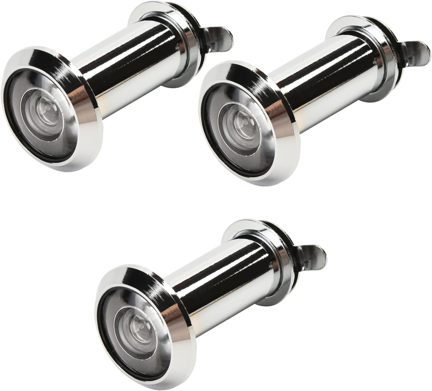 Mirilla de puerta de seguridad 3 piezas diámetro 16mm metal