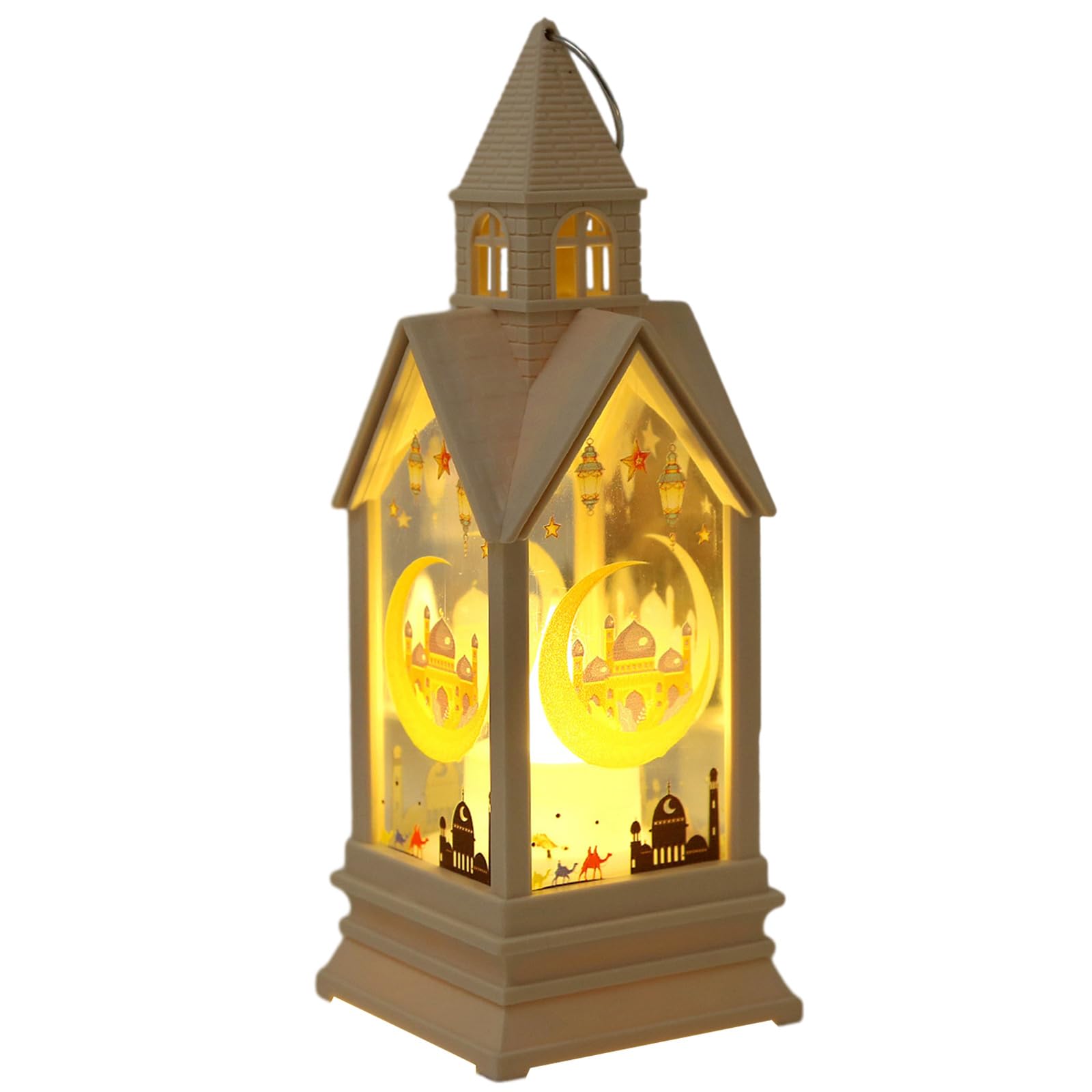 Buxuaaaa Muslims Ramadans Decorations Lanternn Ornament EidMubarak LED Festival Nightlight Gift Gurbang Ramadans Decorations Muslims Lanternn