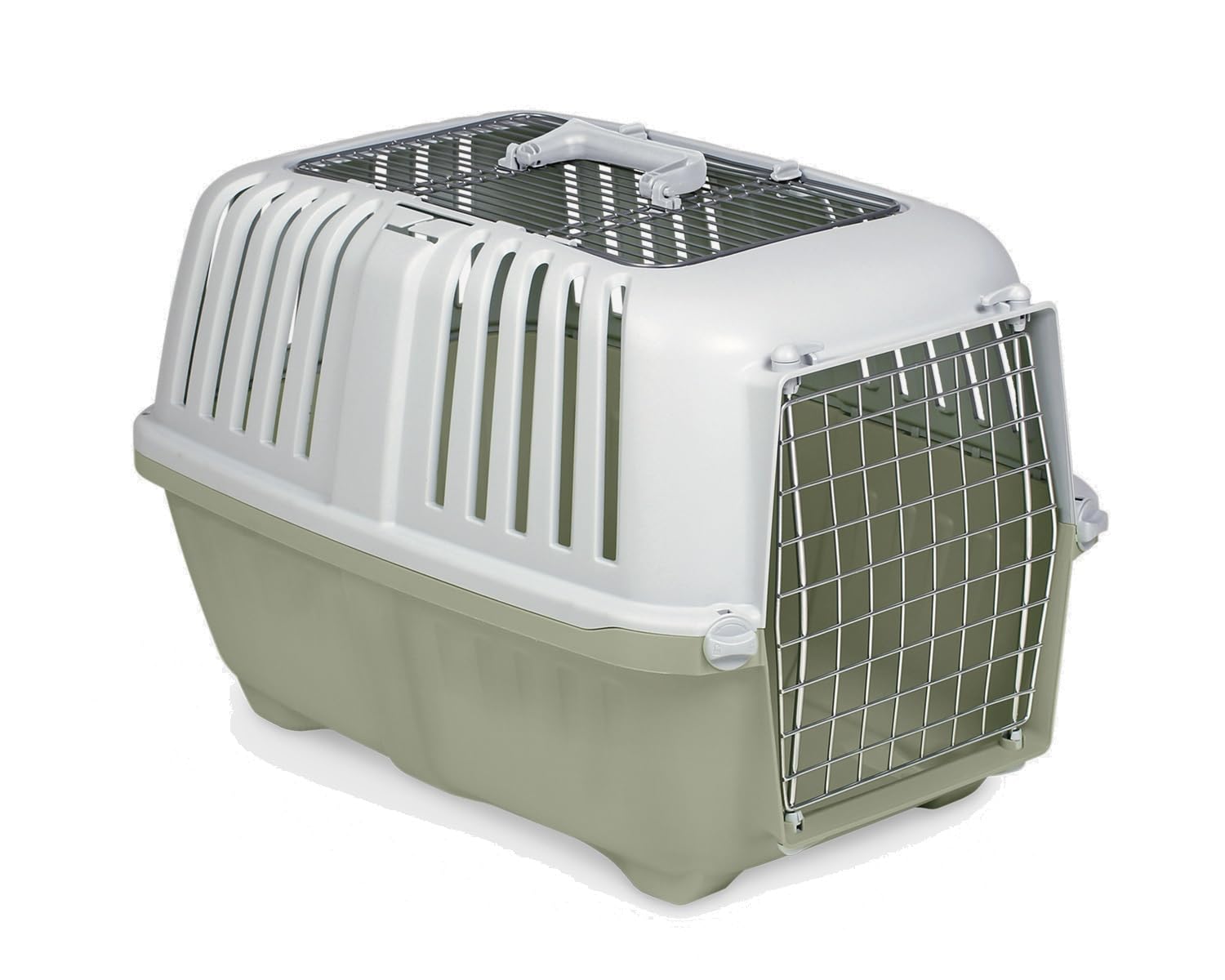 Trasportino pratiko 3 metal open per Cani e Gatti da Viaggio Trasporto 58,5x35,5x40h