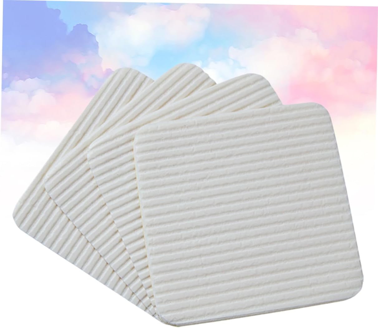 8pcs Non-Slip Carpet Stickers Anti-Skid Adhesive Rug Fixation Tapes for Hardwood and Tile Floors Prevent Curling and Sliding Living Room Bedroom and Bathroom