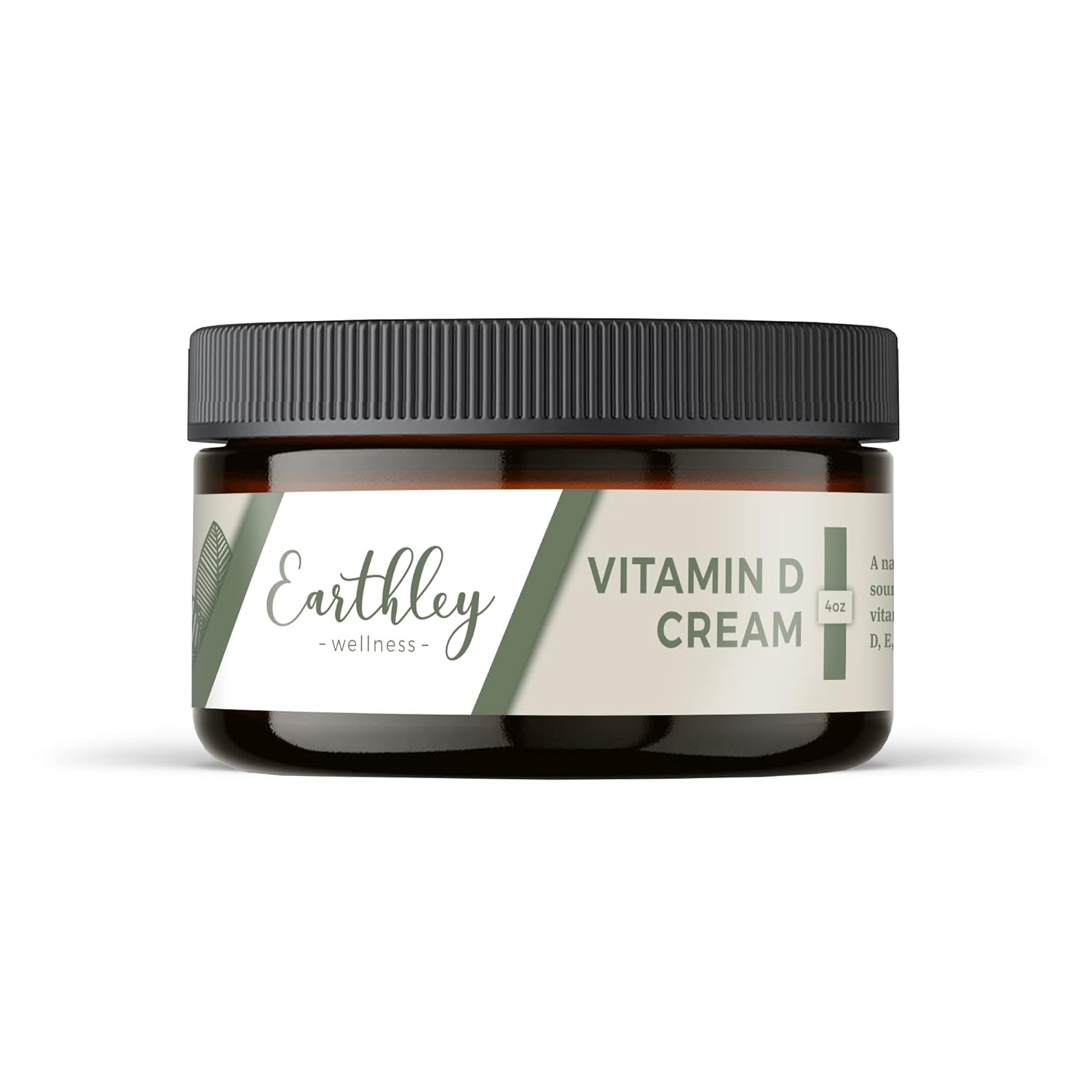 Earthley Vitamin D Cream, Cod Liver Oil, Emu Oil, Organic