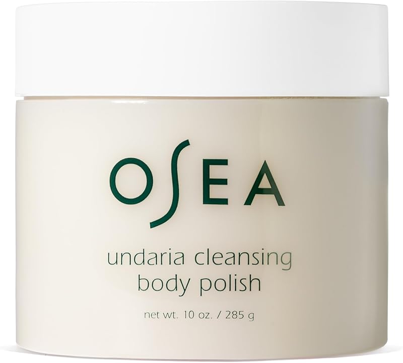 Undaria Cleansing Body Polish, Dual-Action AHA Exfoliator 10 oz | Gel-to-Milk • Kiwi-Infused Rice + Pumice • Smooths Rough & Bumpy Texture • Silky-Soft Skin • Citrus Scent • All Skin Types