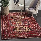 Safavieh Vintage Hamadan Collection VTH213A Antiqued Red and Multi Area Rug (2'7