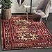 Safavieh Vintage Hamadan Collection VTH213A Antiqued Red and Multi Area Rug (2'7" x 5')