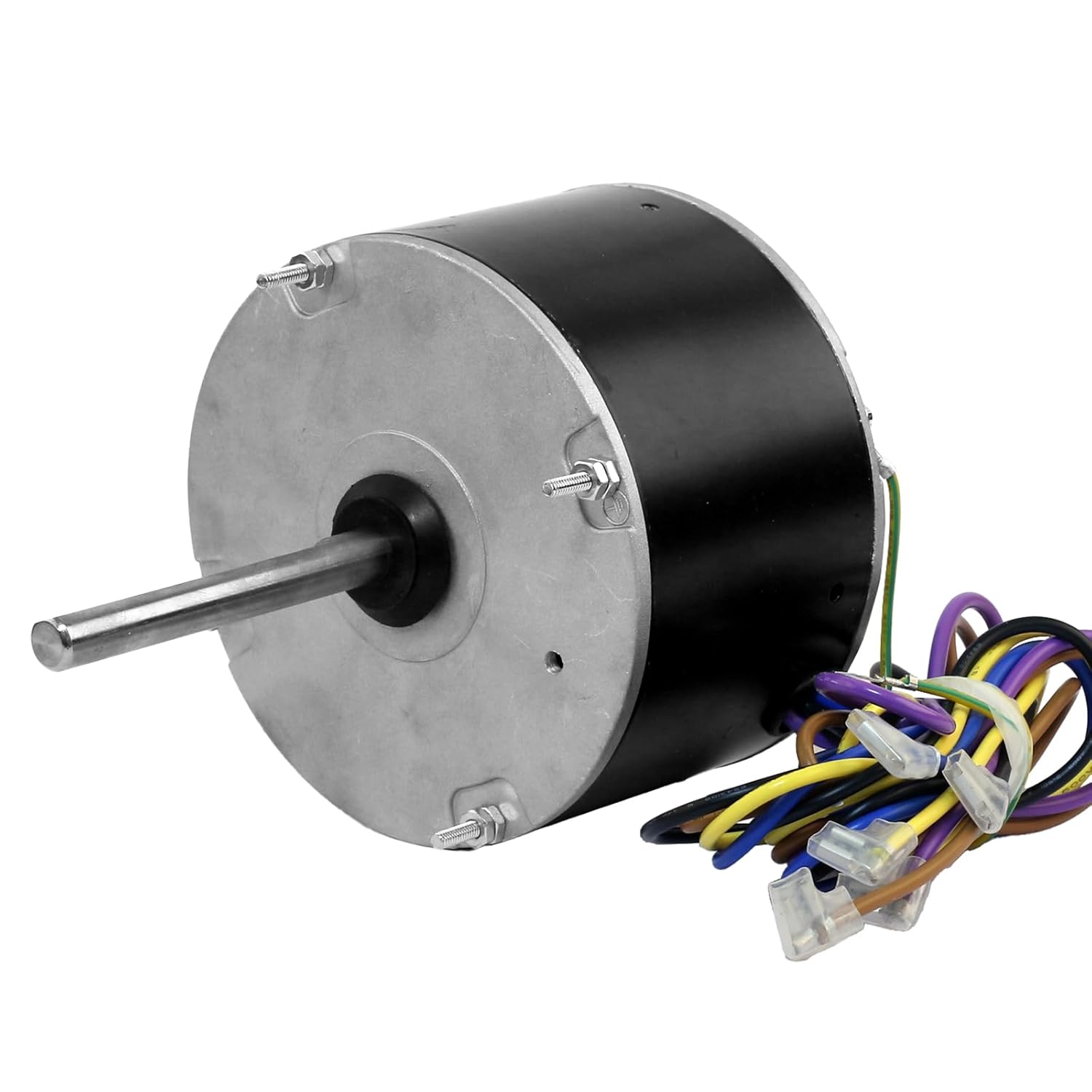 51-23055-11 Condenser Fan Motor, 1/5HP 1075RPM 208-230V, 1.4 Amps Energy-Saving Condenser Motor with 3.0μF/370V 5.0μF/370V Dual Capacitors, Replacement for Rheem, Ruud,Corsaire, Protech Part