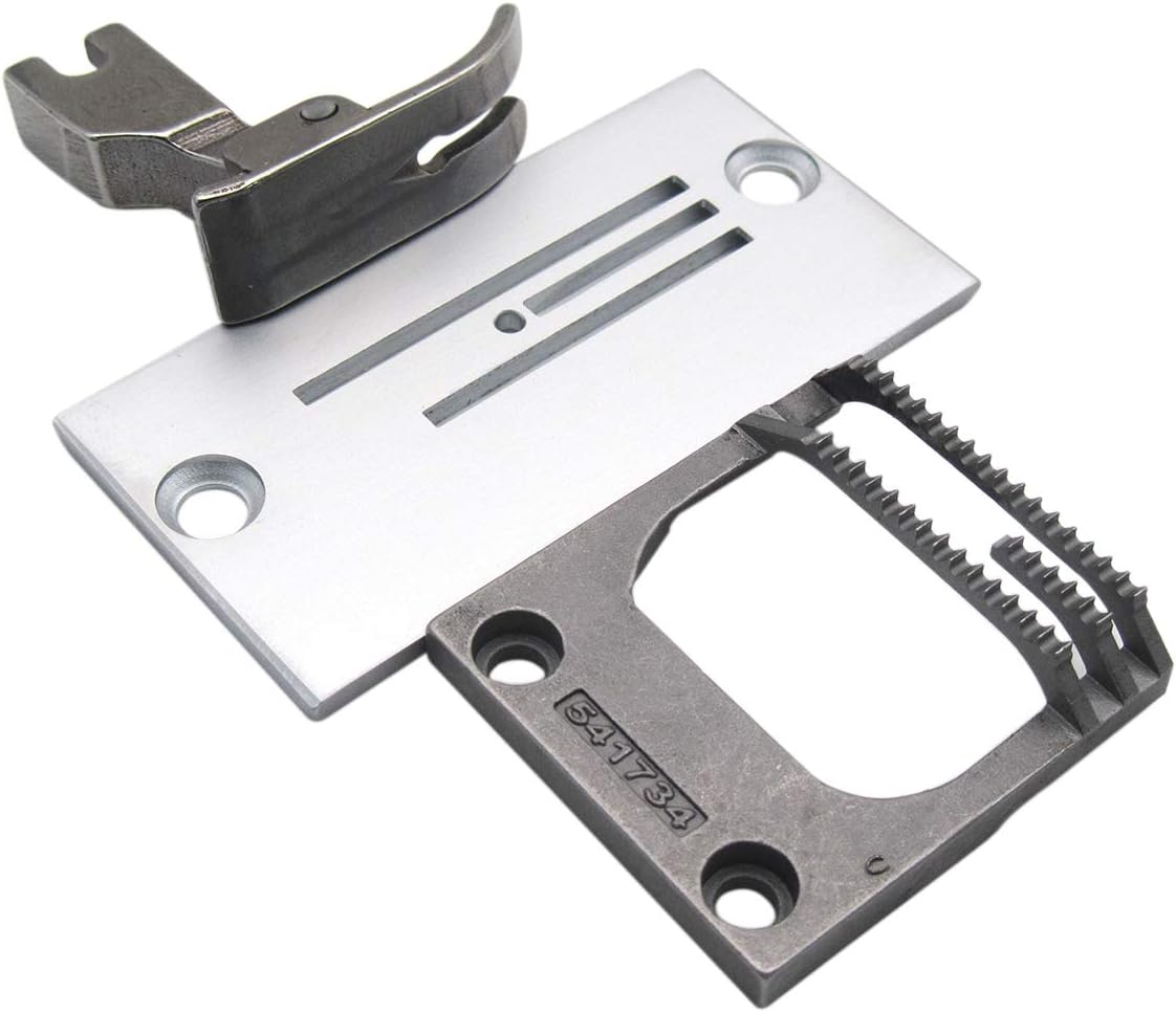 ckpsms Brand - 1SET #541937+541734+505643=541937+541734+P351 Needle Plate & Feeder & Foot FIT for Singer 20U Straight Stitch Machine