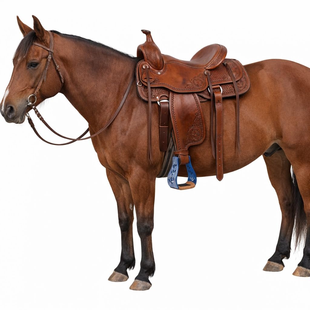 Horse Western 51243 - Staffe inclinate in alluminio con cactus inclinato, 12,7 cm