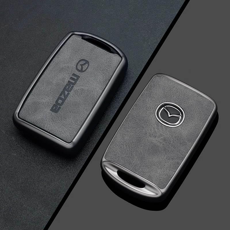 WHDPPP Autoschlüssel Hülle für Mazda CX-30 Mazda 3 2019-2024 - Auto Schlüsselgehäuse - Schlüsselcover Schutz Schlüssel Gehäuse Schlüsselhülle A