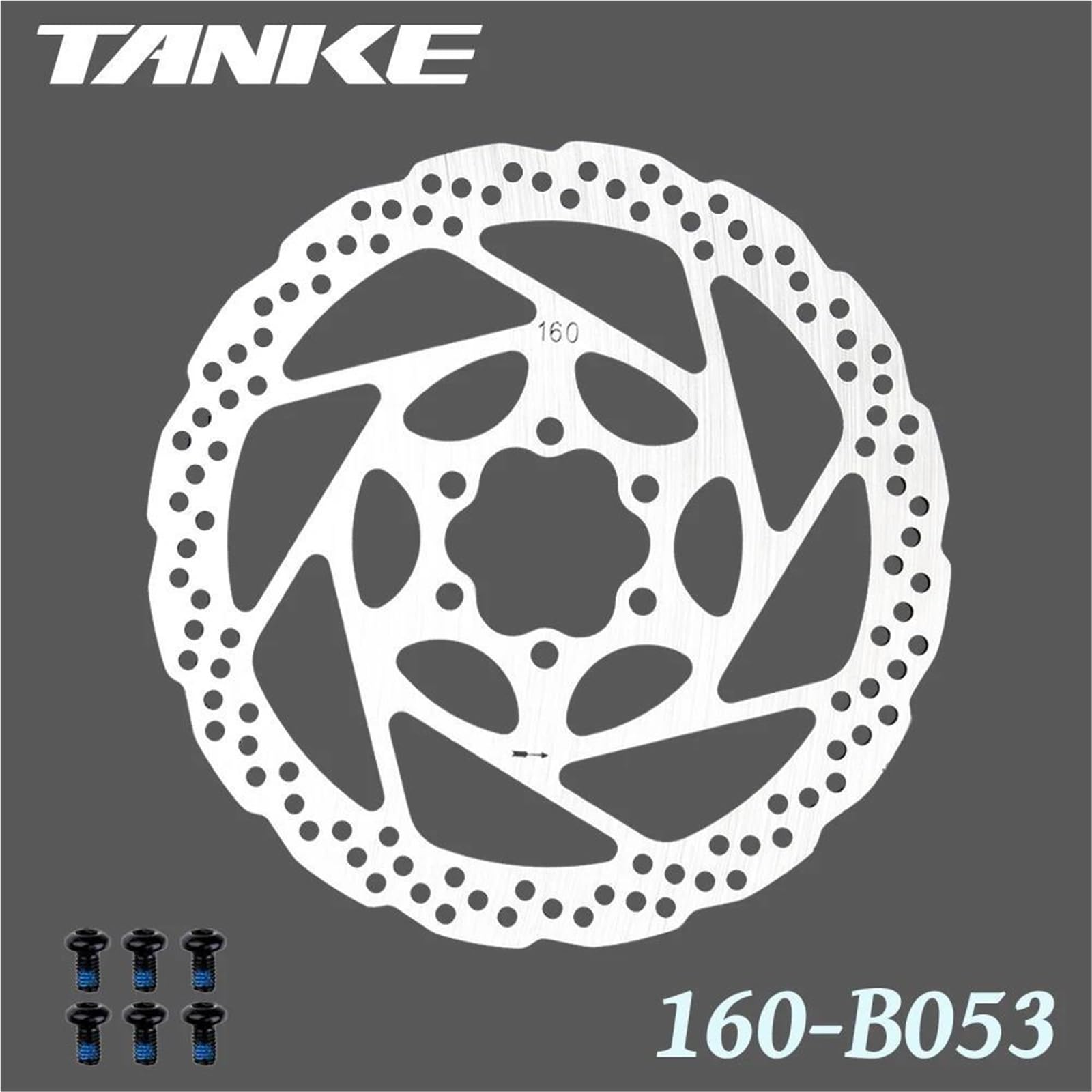Rotore del Freno a Disco for Bici 140 160 180 203 Freno a Disco 2 Pezzi con 12 bulloni | For bici da strada MTB BMX Disco flottante in acciaio inossidabile