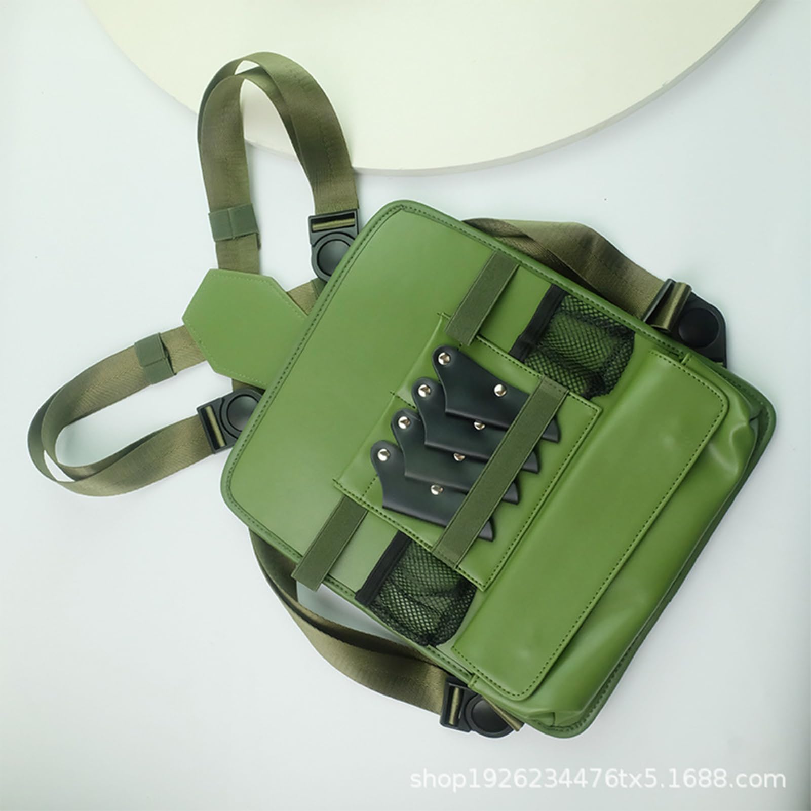 Borsa portautensili da Organizer Zaino In Pelle PU Porta Pettine