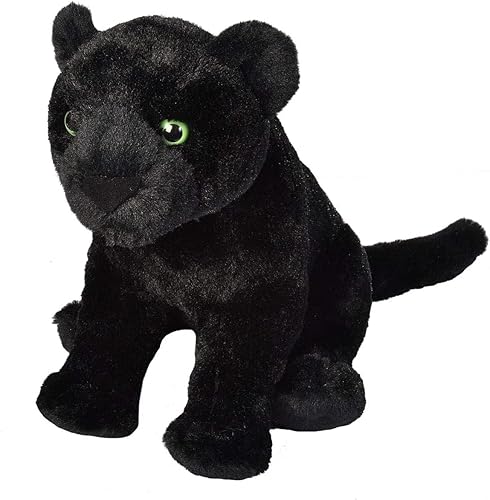 Wild Republic Jaguar negro peluche de 12 pulgadas regalo para niños juguete de peluche botellas de agua recicladas con relleno