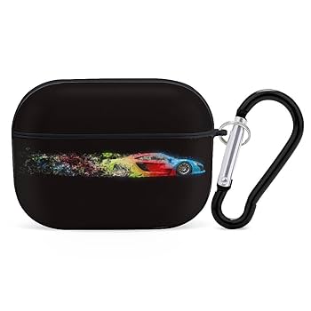 Amazon | 車 黒 ブラック AirPods Pro2 ケース 2022年9月発売