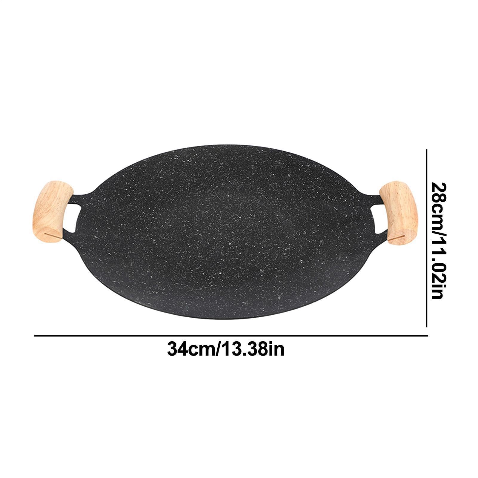 Teppanyakipan,Placa de inducción de barbacoa antiadherente para encimera - Placa de barbacoa compatible para inducción, cocina de gas, cocina eléctrica, parrilla interior o exterior