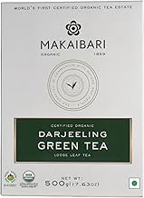 Makaibari Darjeeling Green | 500 gm Loose Leaf | Monocartoon Green Tea | Refreshing and Energizing | Handpicked Tea