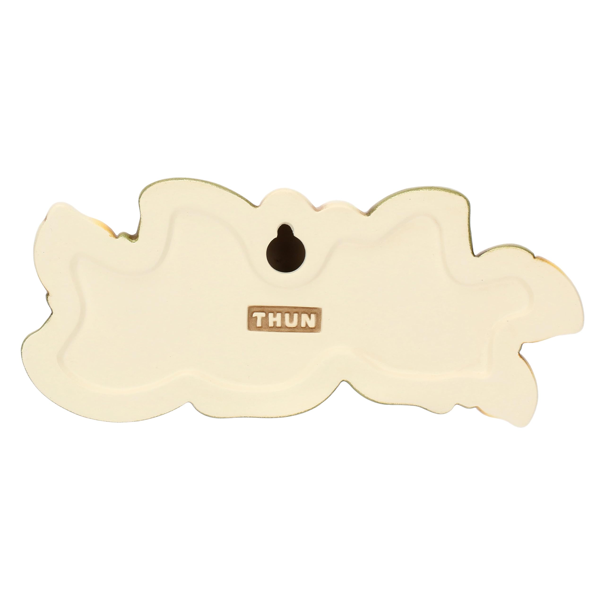 THUN - Decorazione floreale da parete - ceramica - Collezione Country Bloom - 16,2 x 2,5 x 7,1 cm