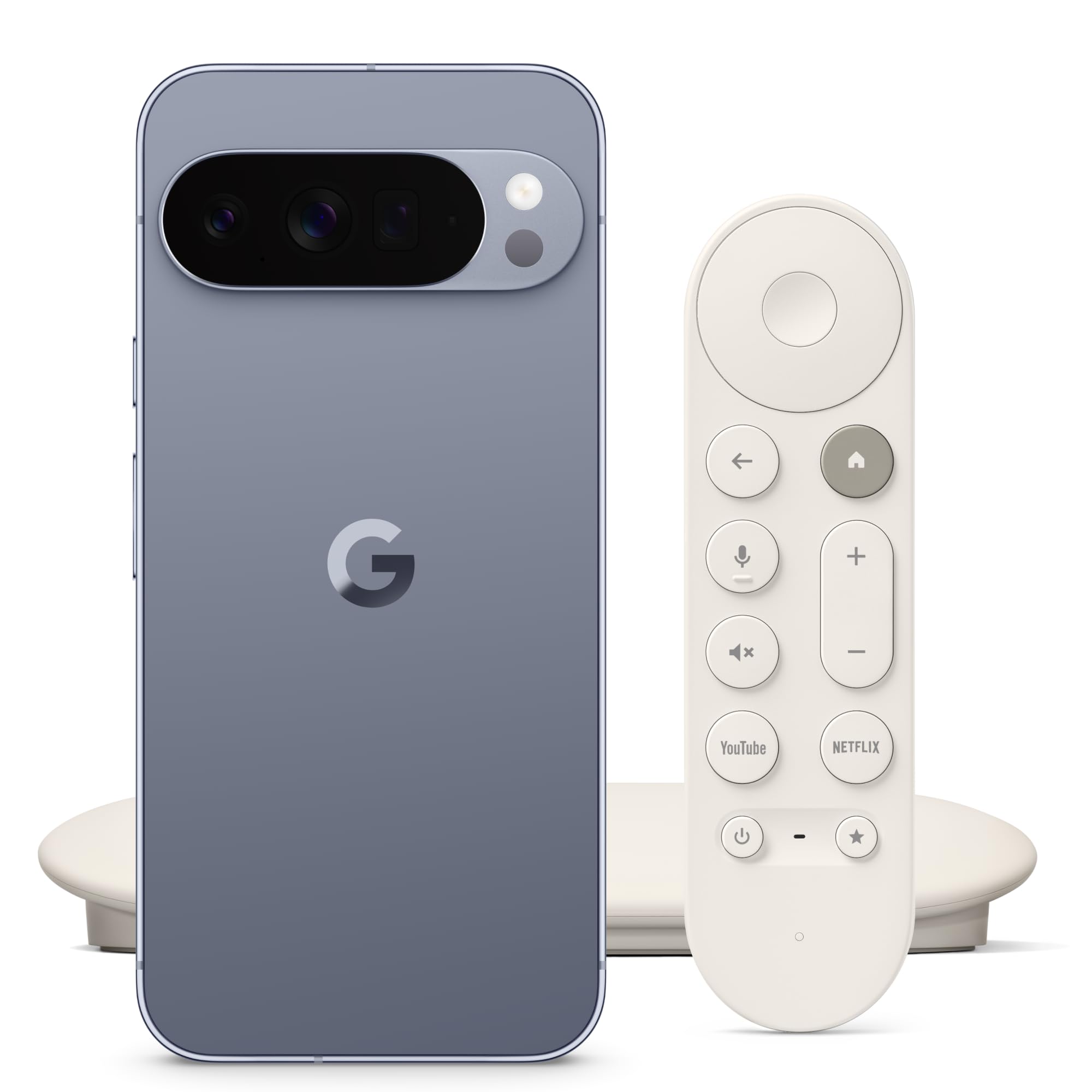 Google Pixel 10 Pro XL - Unlocked Android Smartphone with Gemini, Triple Rear Camera, 24+ Hour Battery - Moonstone, 256GB TV Streamer (4K), Fast Streaming Entertainment - Porcelain