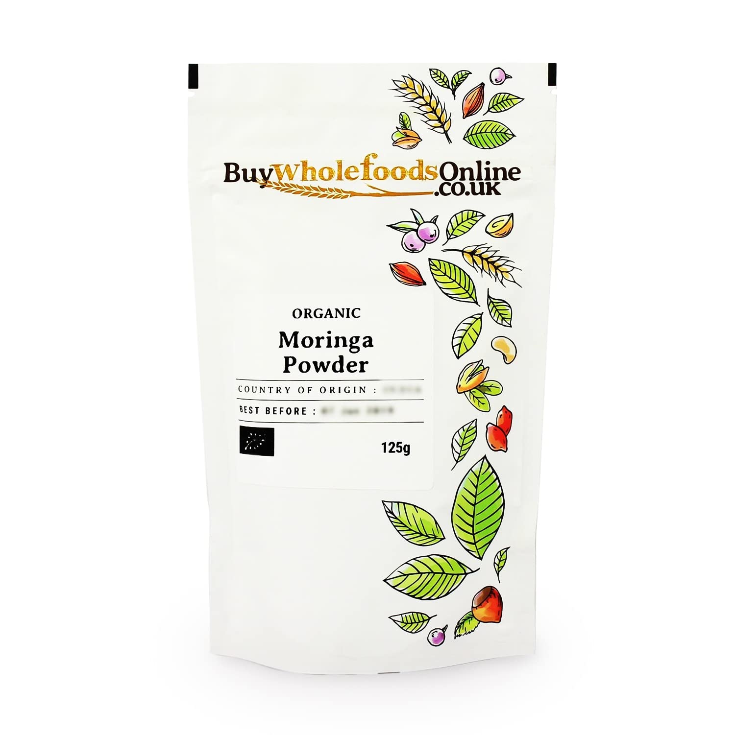 Organic Moringa Powder 125g (Buy Whole Foods Online Ltd.)