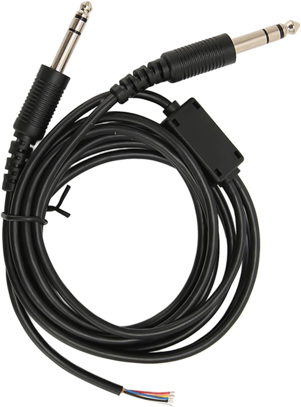 David Clark AVCOMM Pilot Aviation Headset Replacement Cable, 6.6ft Long Cable with Two GA Plugs, Made From Durable PVC Material