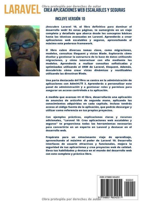 Miniatura 2 de LARAVEL CREA APLICACIONES WEB ESCALABLES Y SEGURAS (Spanish Edition)
