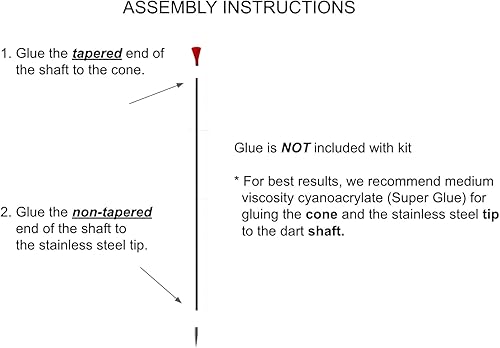 Miniatura 3 de Slim Reaper™ .625 SR-SK Stinger Kit de dardos de fibra de carbono
