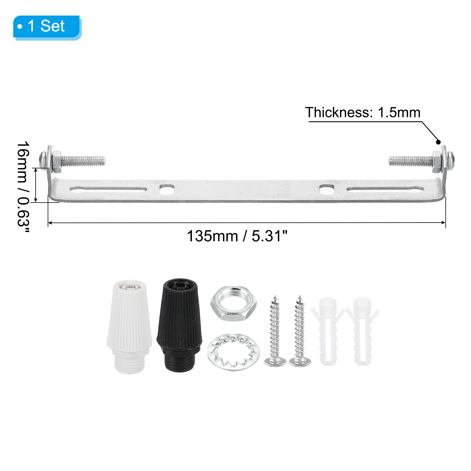 PATIKIL 135mm Ceiling Light Plate Kit - Image 2
