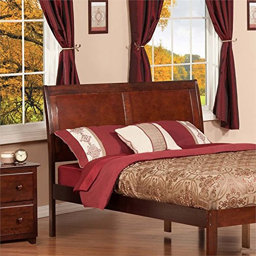 Leo & Lacey Full Sleigh Headboard In Walnut #TOP3