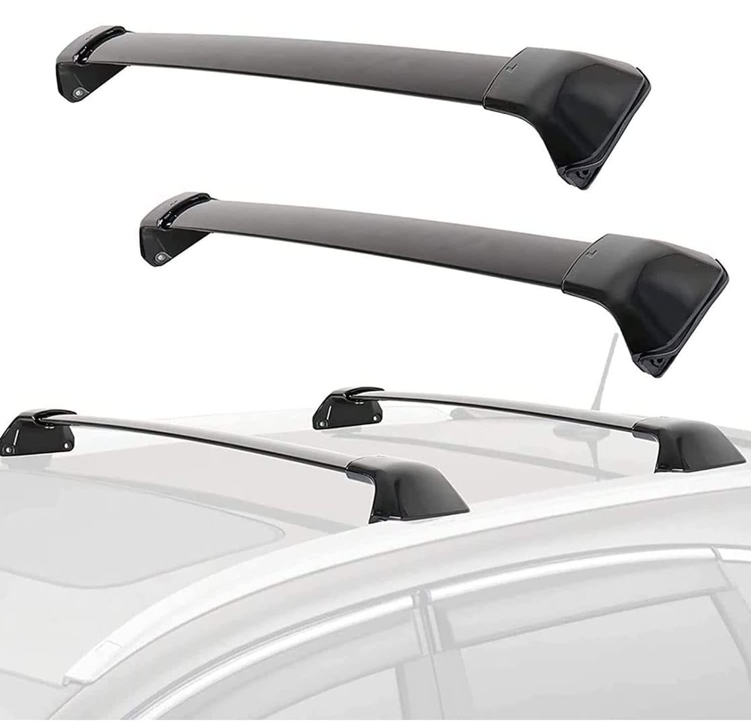 Buy QWASZX Car Roof Rack Rail Cross Bars for Honda CRV 20122016, Auto