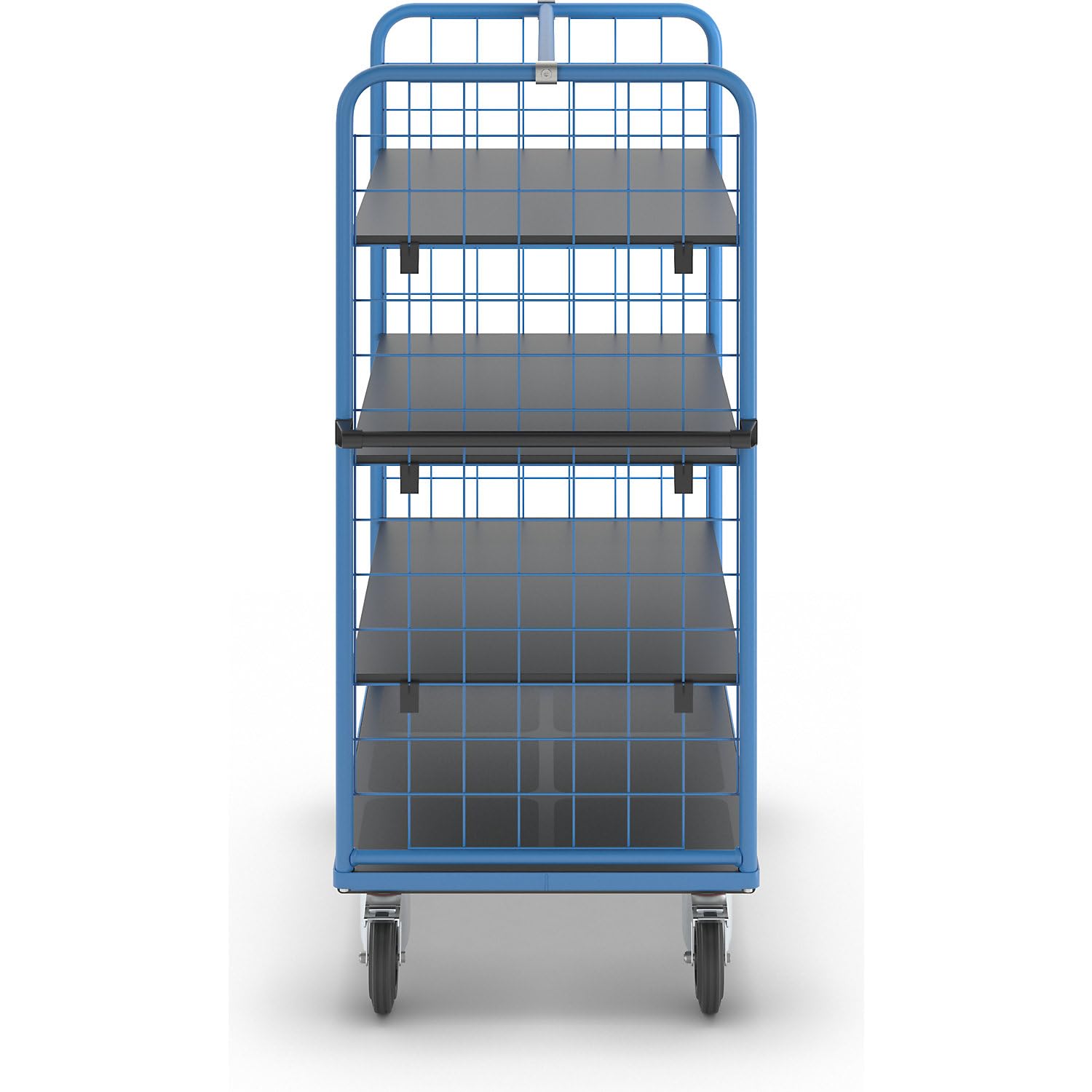 eurokraft Pro | Chariot à tablettes à Panneaux latéraux grillagés