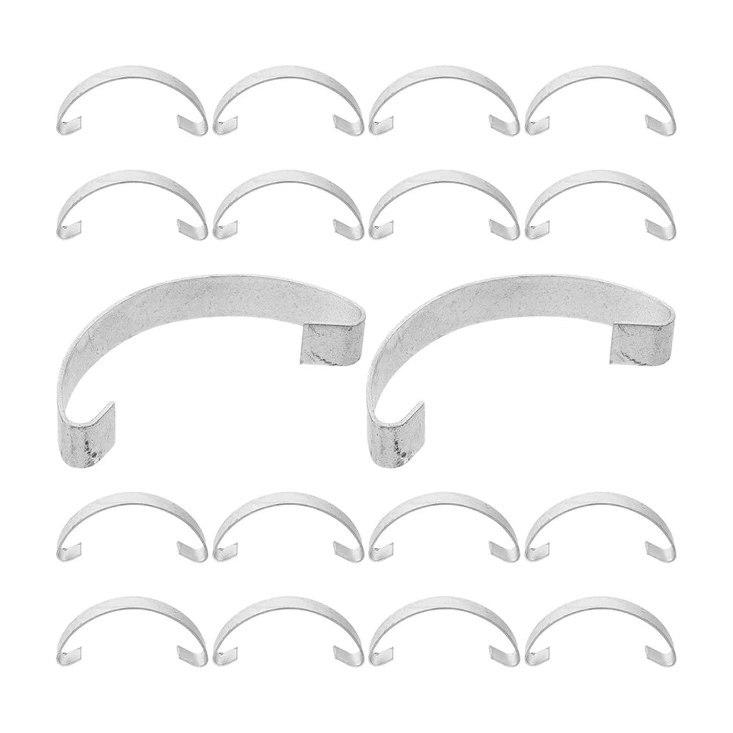 Wire Cage Clips 120pcs Chicken Door Hook Steel Wire Tension Spring Durable Pet Cage Lock for Rabbit Bird Accessories for Securely Lock Wire/Metal/Plastic Cage Doors