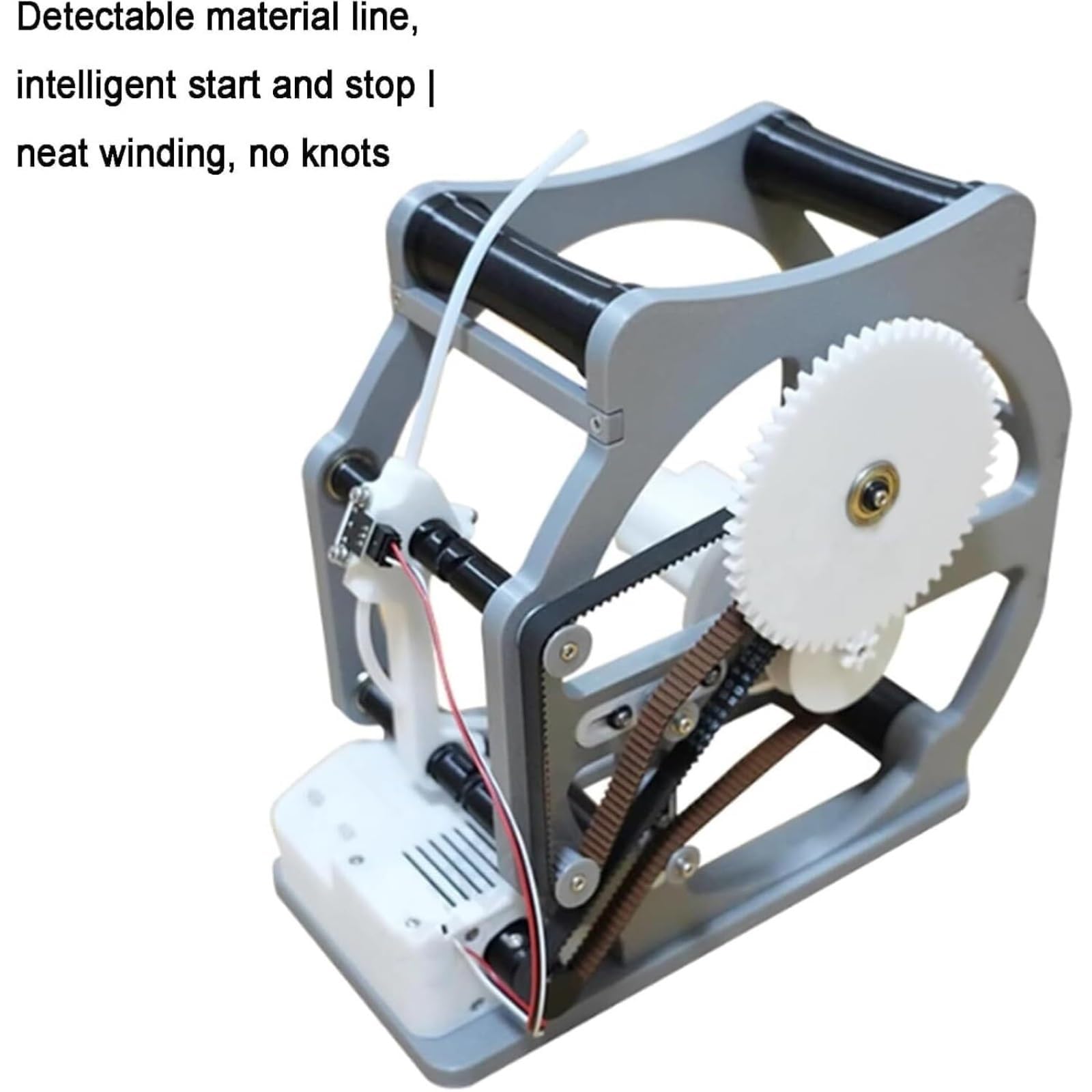 Rebobinador automático de filamento para impresora 3D, 1 kg, rebobinador de filamento eléctrico con sensor de parada automática, máquina de bobinado de motor paso a paso para soldadura de impresión 3D