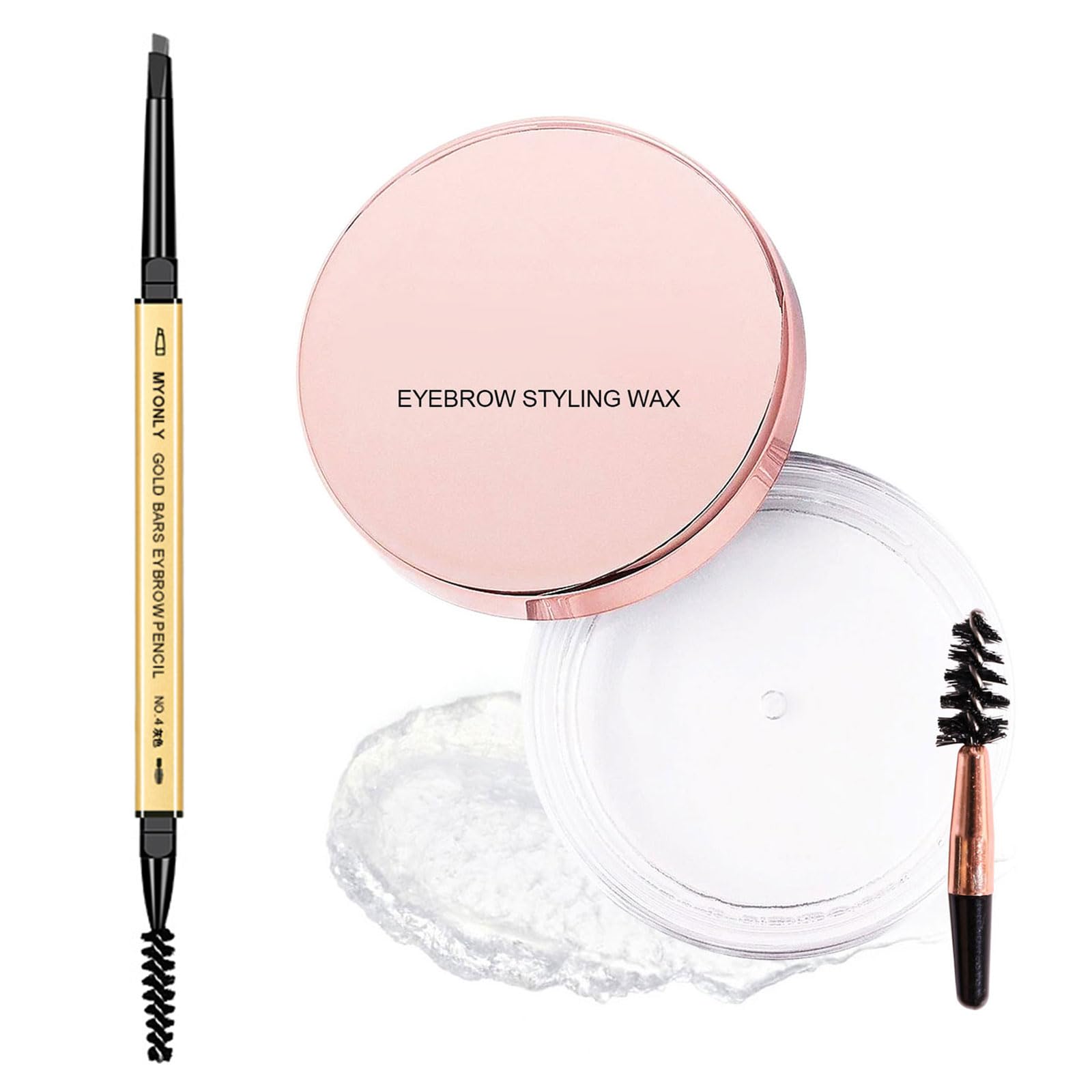 Gel para Cejas Transparente Gel Fijador de Cejas Clear Eyebrow Setting Gel Brow Styling Gel Con Lápiz de Cejas Maquillaje de Gel para Cejas Cejas Maquillaje Brow Gel Eyebrow Soap Eyebrow Gel Clear