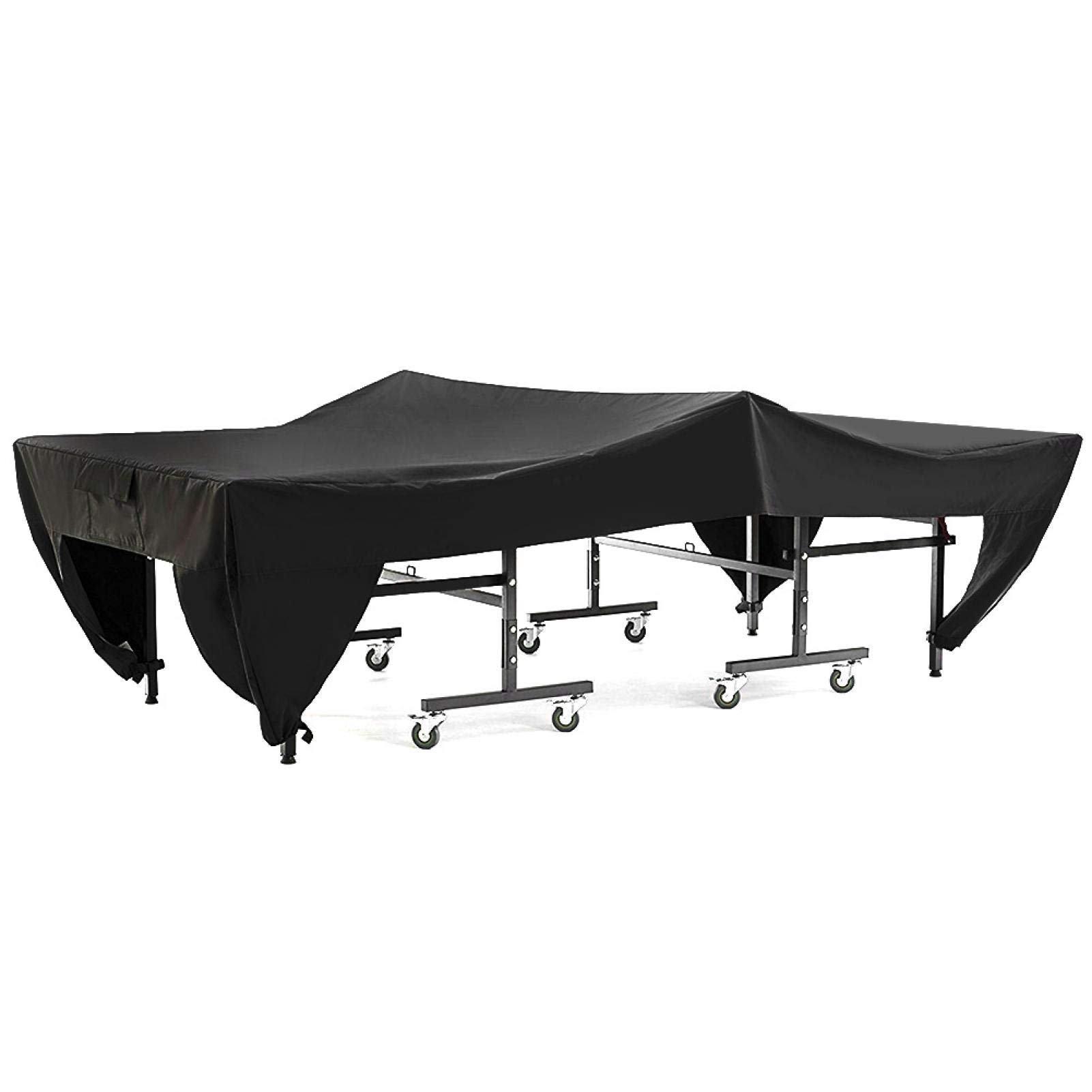 Cubierta de Mesa de Tenis Impermeable 280x153x73cm Negro