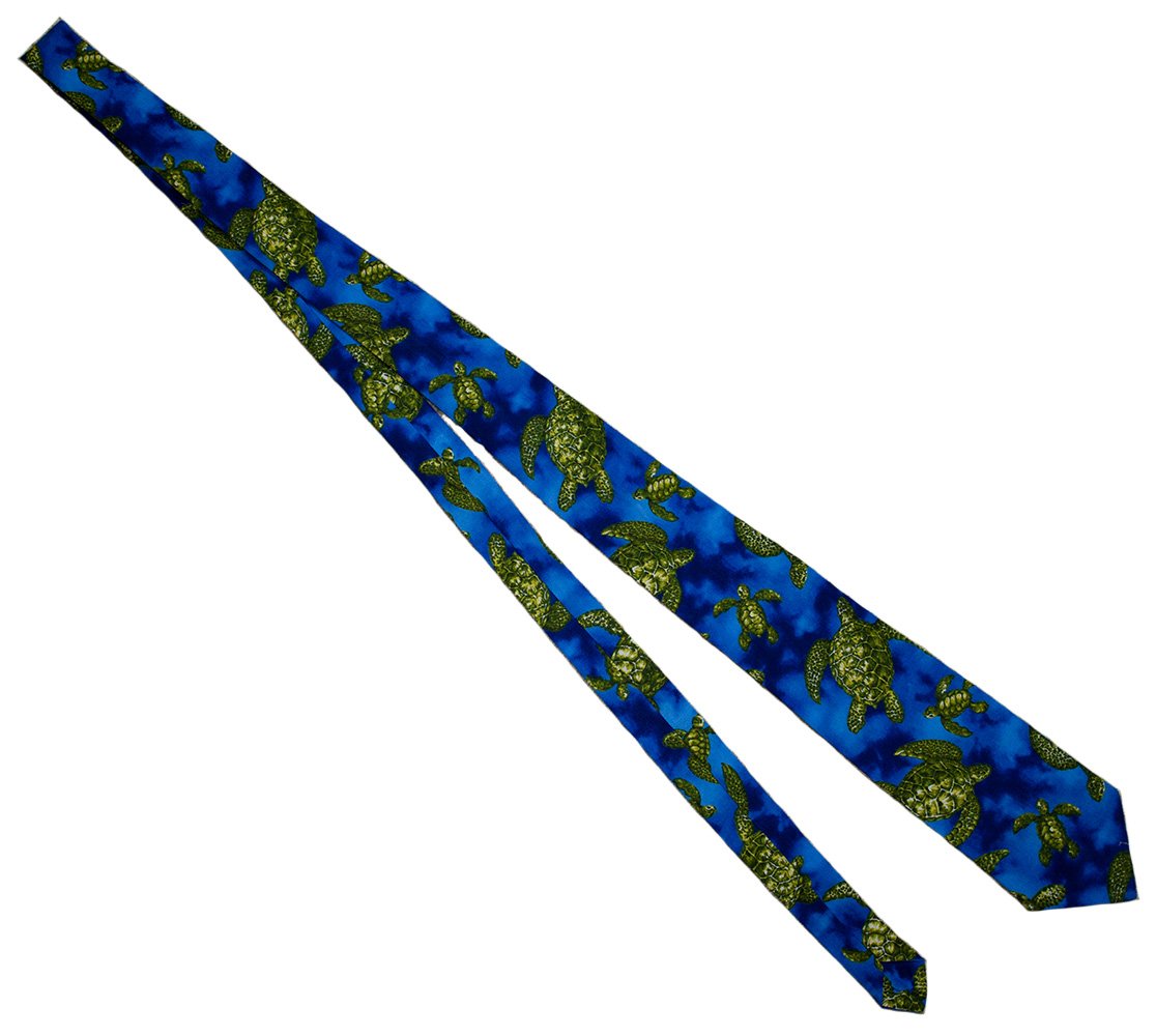 Hawaii Neckties - Blue Sea Turtle