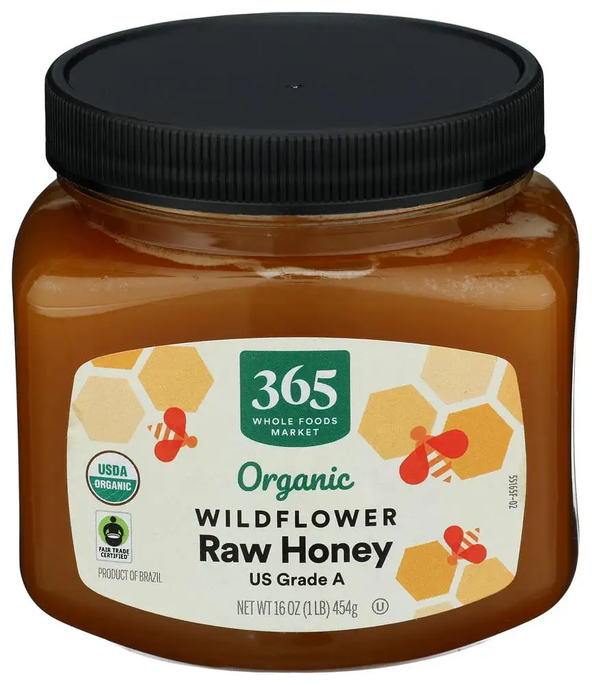 Organic Raw Wildflower Honey, 16 OZ