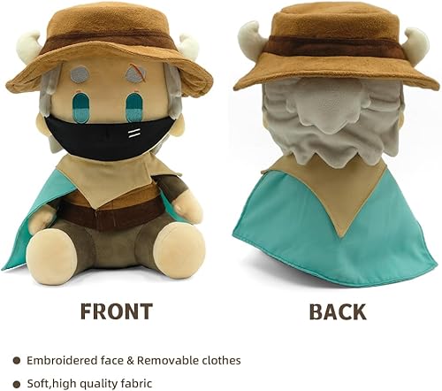 Miniatura 6 de My Time at Sandrock Fang - Juguetes de peluche con trajes extraíbles, producto oficial bellamente diseñado, 10.6 pulgadas de alto