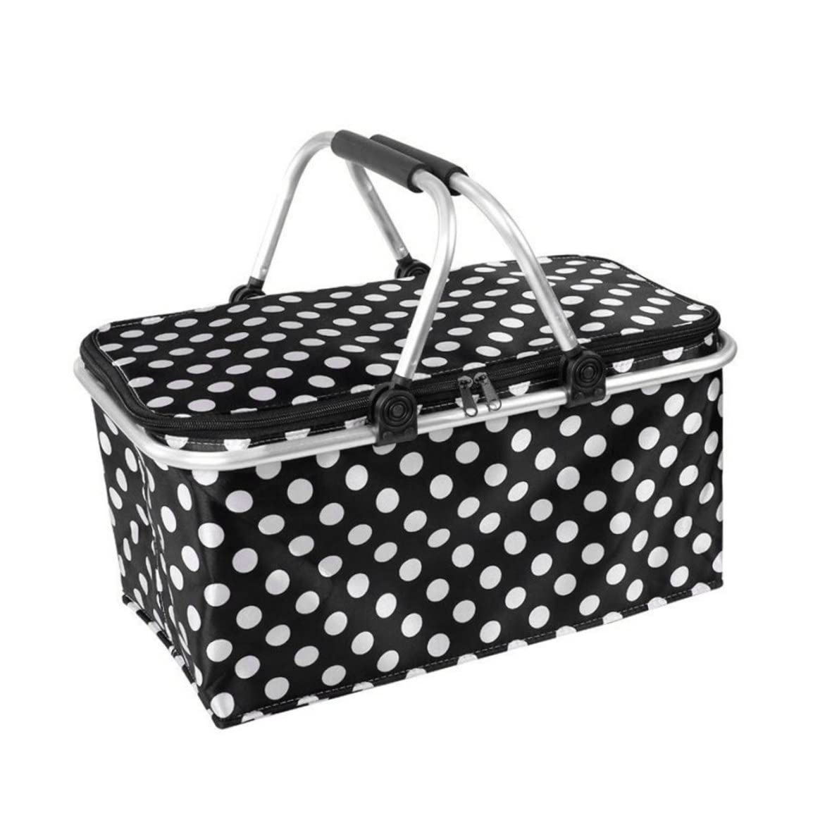 Sac à déjeuner isolé de camping avec panier pique-nique tissu Oxford