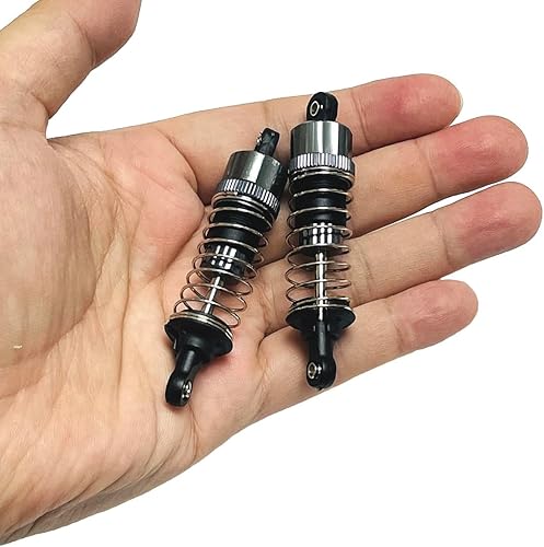 Miniatura 3 de ZDdingTech M16100A Amortiguador de choques, piezas de amortiguadores rellenos de aceite con tapa de aluminio para 116 HBX 16889 16890 16890A 16889A