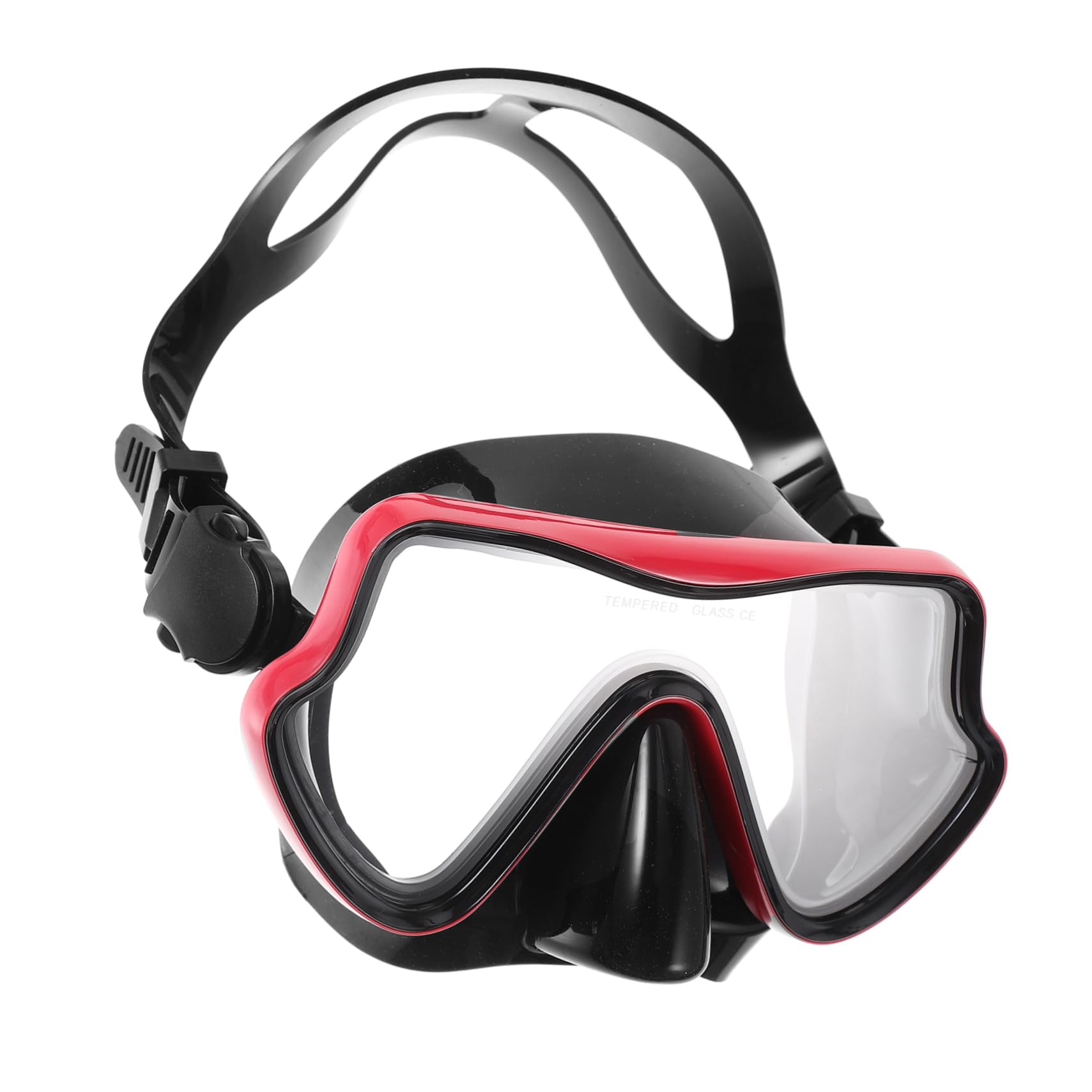 Parliky Ergonomic Adult Snorkeling Mask Snorkel Set Fins Large Frame Silicone Mask for Diving Snorkeling Gear for Ocean View and Comfort