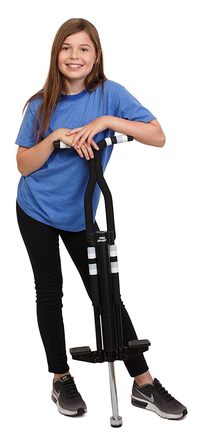 New Bounce Pogo Stick Set - Set of Two Ultimate Pogo Sticks W/Silicone Grips - Sport for Ages 5-9 and Pro Sport for Ages 9 and Up - Image 3