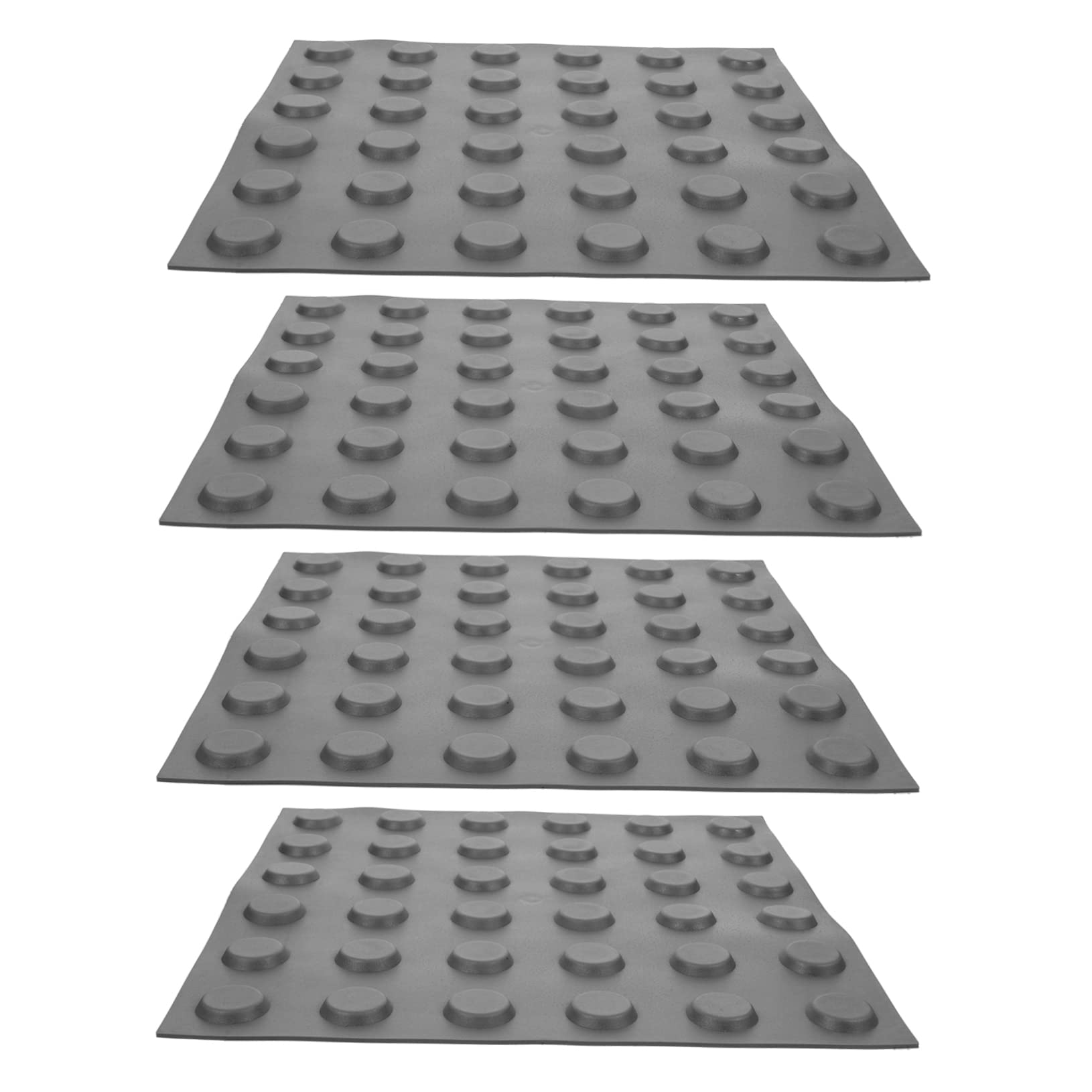 ERINGOGO 4 Pvc Bodenaufkleber für Gehwege Wasserfest und Einfach Anzubringen Praktische Pflastersteine für Terrassen und Gehwegplatten 4 Stück